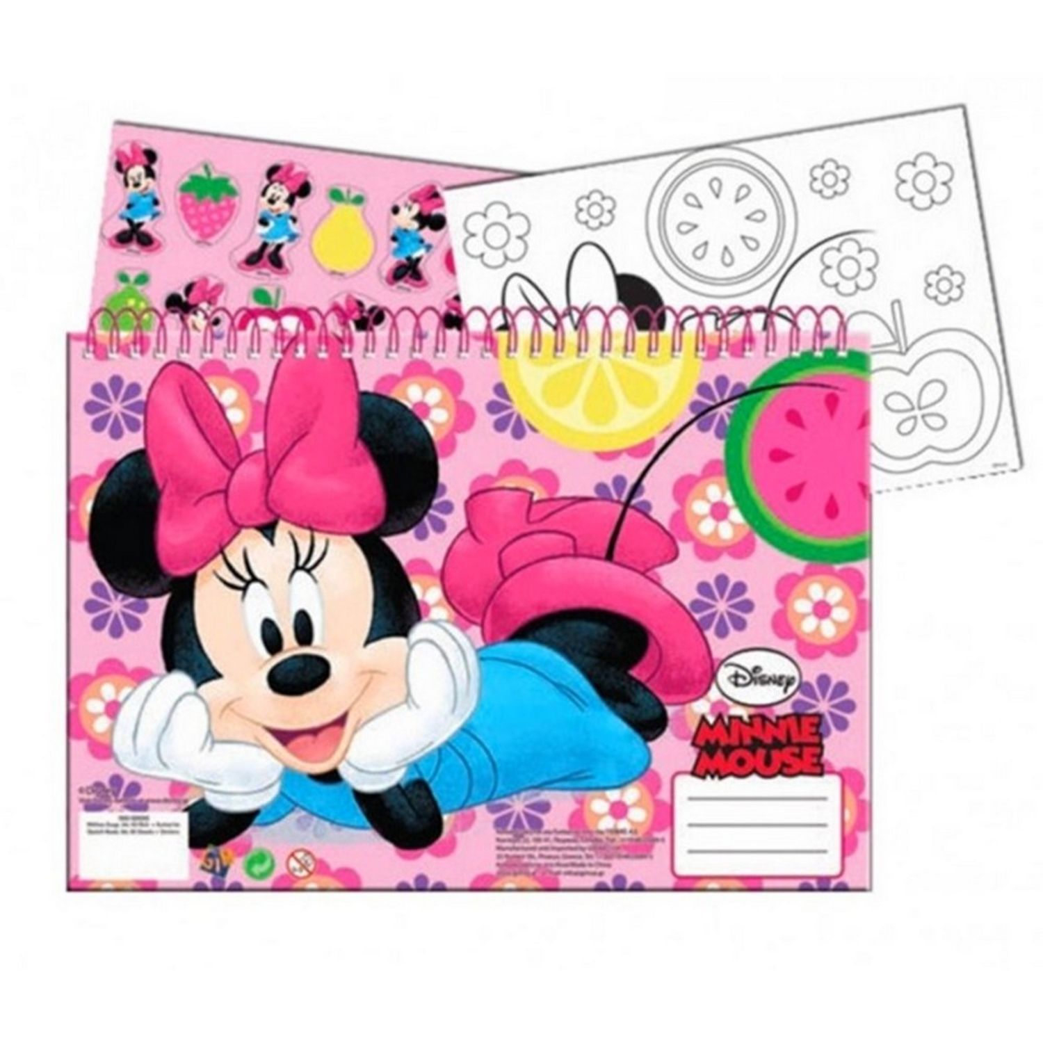 Livret de Coloriage Minnie Disney Stickers et Crayons sur Rapid Cadeau