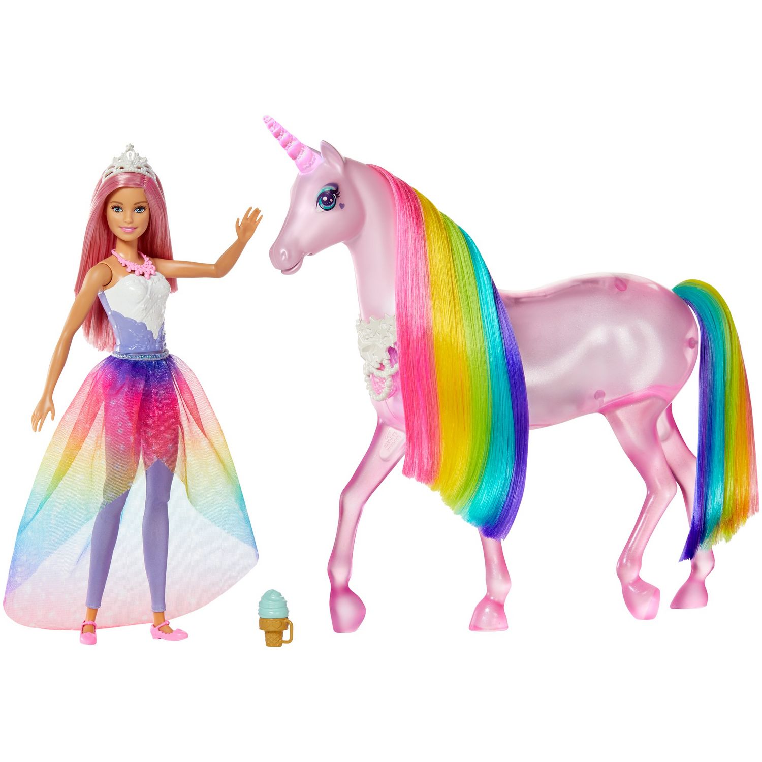 Barbie Cheval Pégase sonore et lumineux - Une Touche de Magie