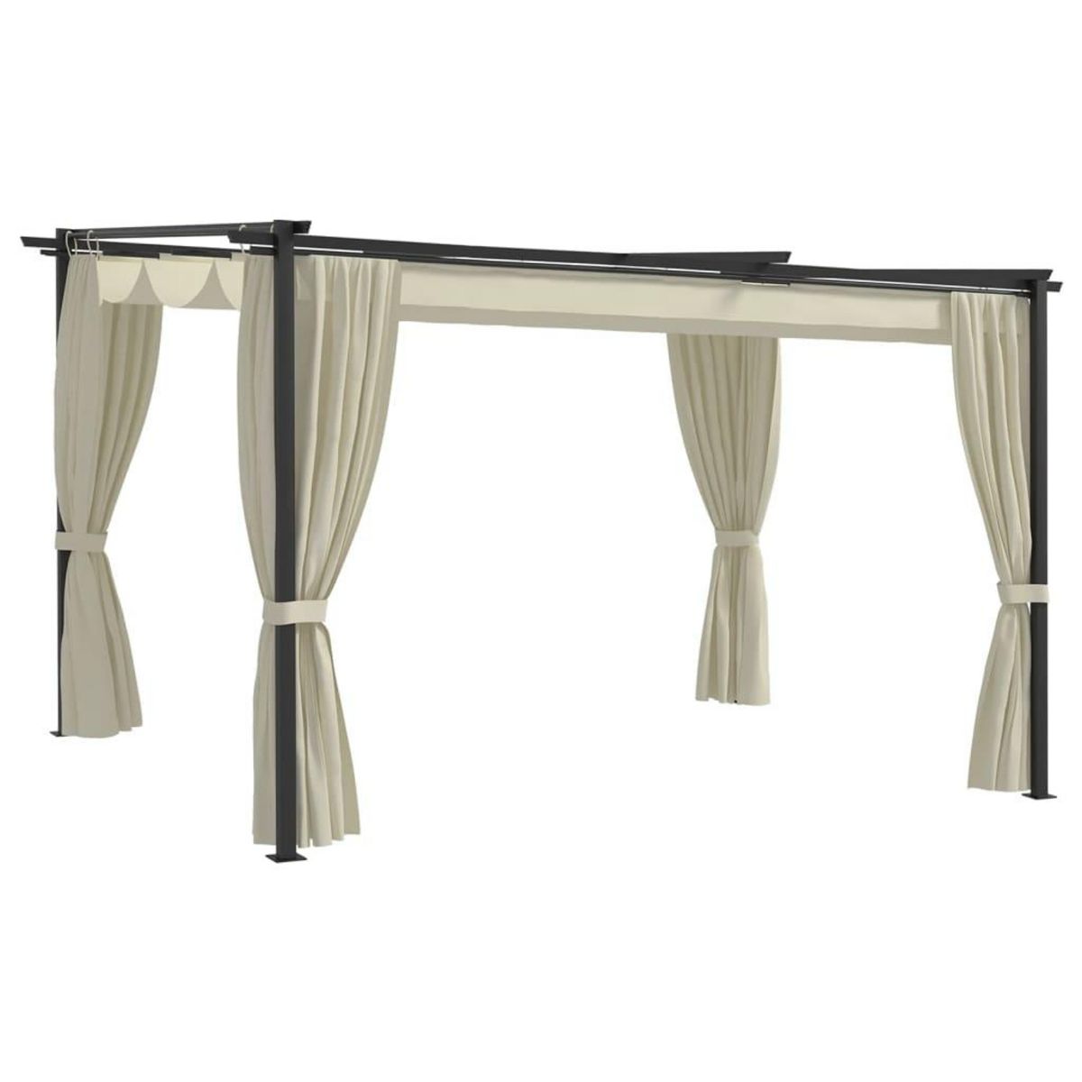 VIDAXL Belvedere 4x3 m Creme