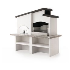 EASY GARDEN BY PALAZZETTI Combiné four et grill pierre NEW ZEALAND 2