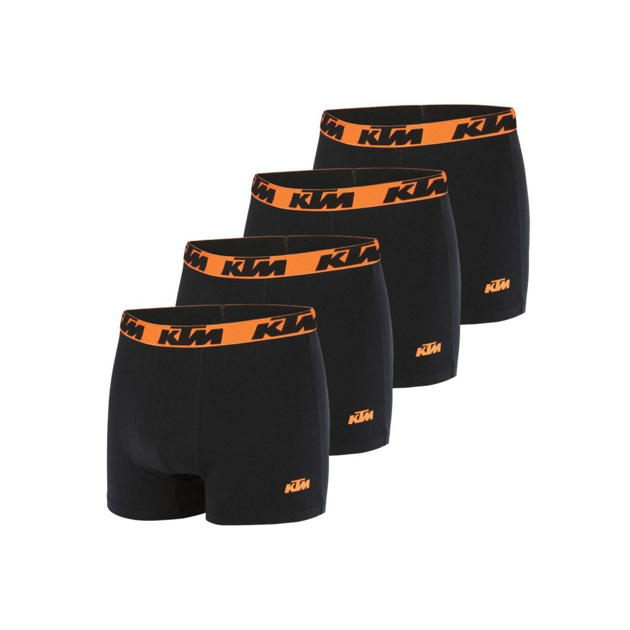 KTM Lot de 4 boxers en coton homme pas cher Auchan