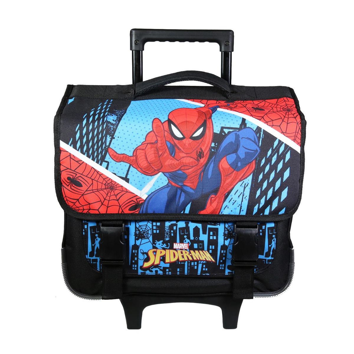 Bagtrotter BAGTROTTER Cartable à roulettes 38 cm Spider-Man Bleu
