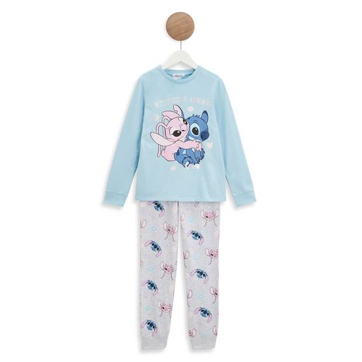 Pyjama Disney rose à motif Stitch pour fille - Pyjama D'Or