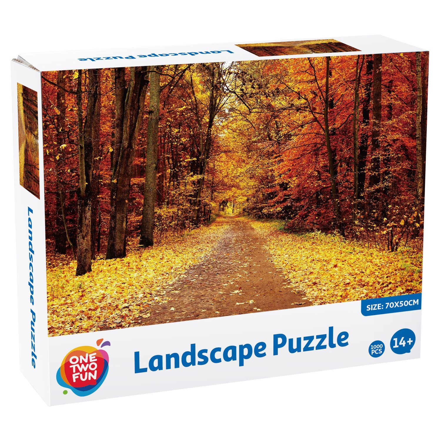 One Two Fun Puzzle paysage en bois pas cher 