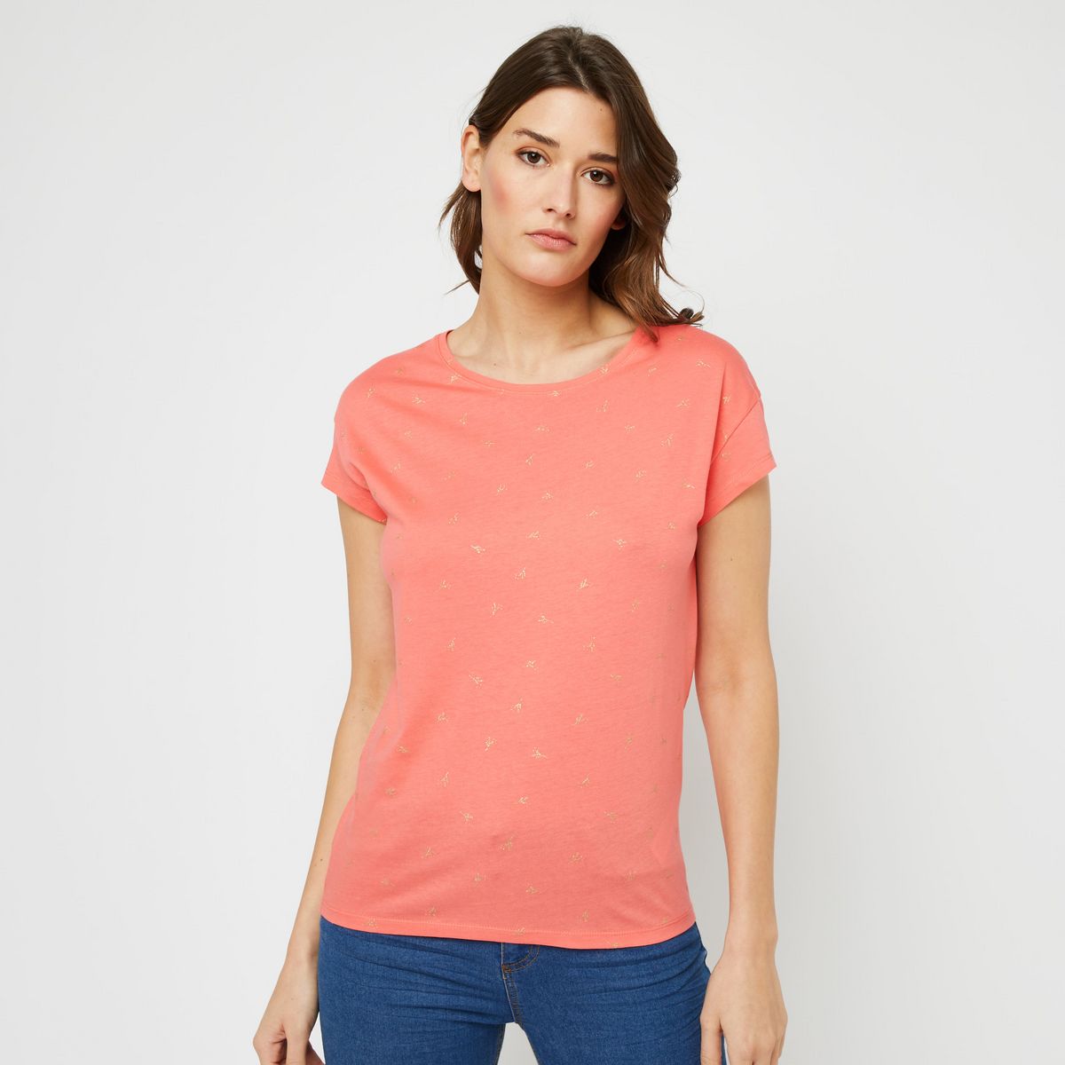 INEXTENSO T-shirt Rose femme