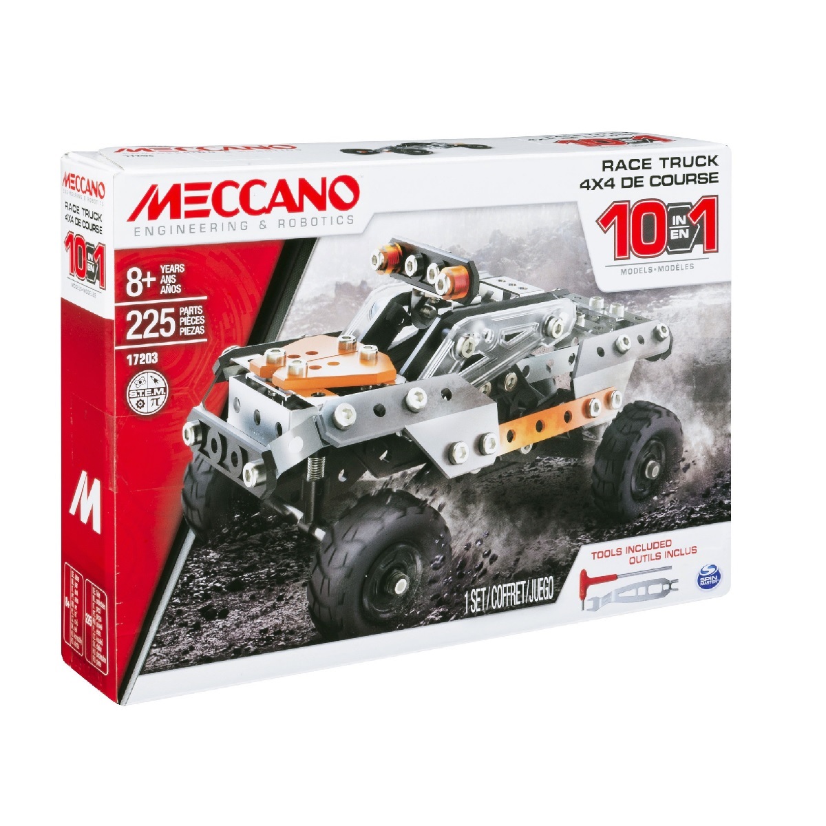 Jeu de construction Meccano Supercar 25 Modèles Motorisés