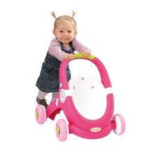 Smoby Poussette Baby Walker Minikiss Des 12 Mois Pas Cher A Prix Auchan