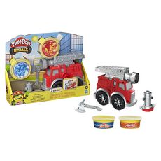 HASBRO Wheels - Mon premier camion de pompier Play-Doh 