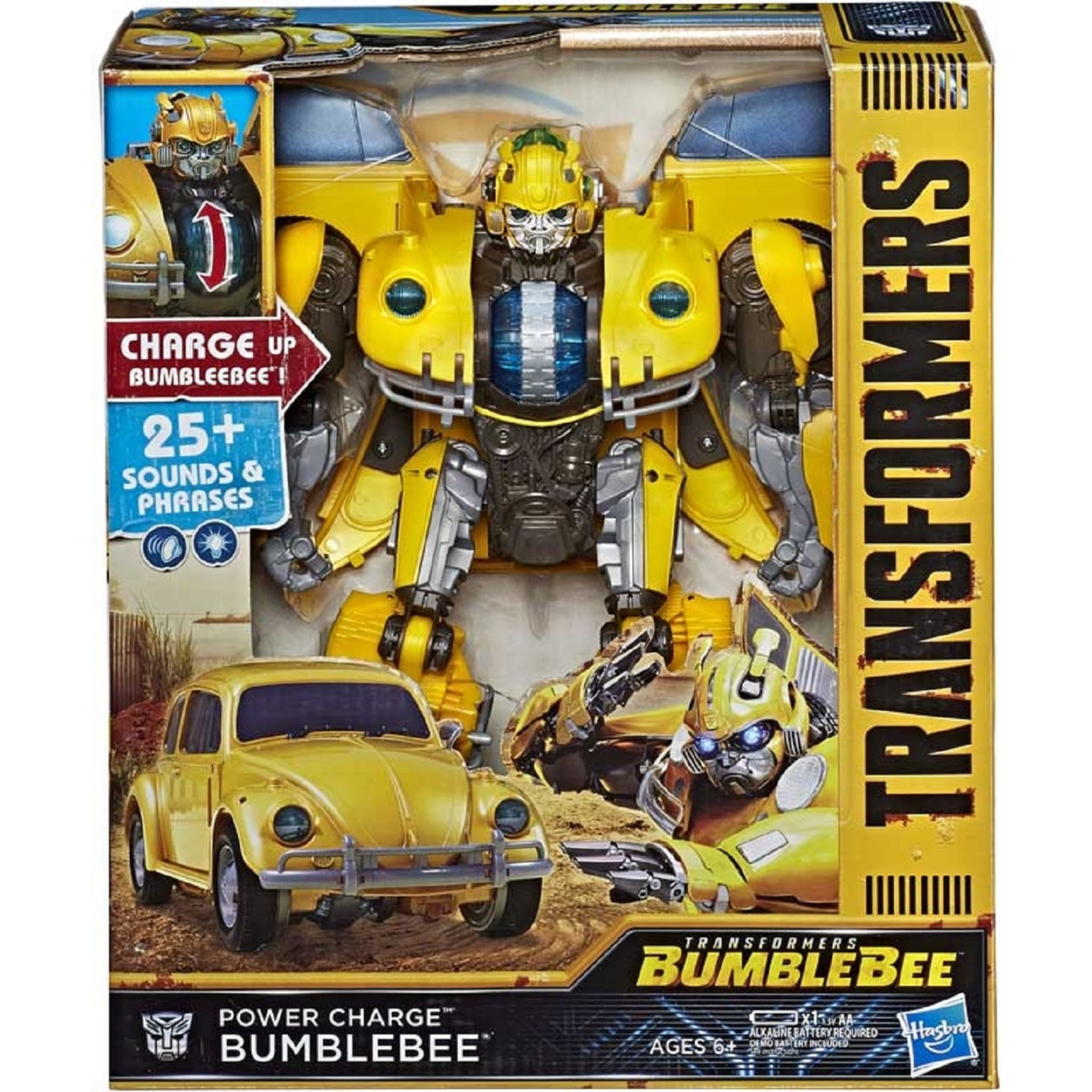 HASBRO MV6 Power charge Bumblebee Transformers pas cher Auchan