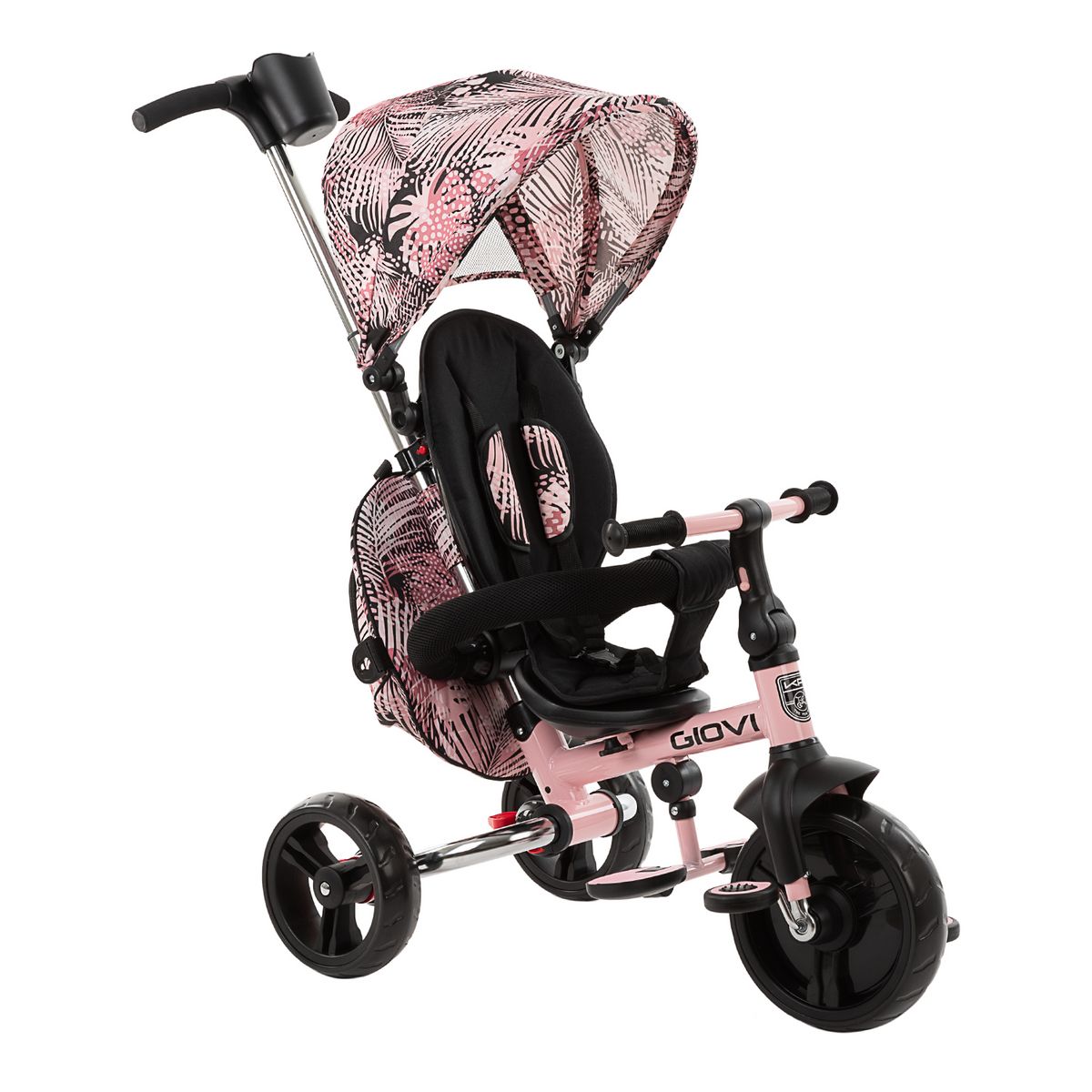 KIKKABOO Tricycle évolutif pour bébé/enfant Giovi rose pas cher 