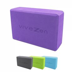 Brique, bloc de yoga 23 x 15 x 7,5 cm - EVA (Violet)