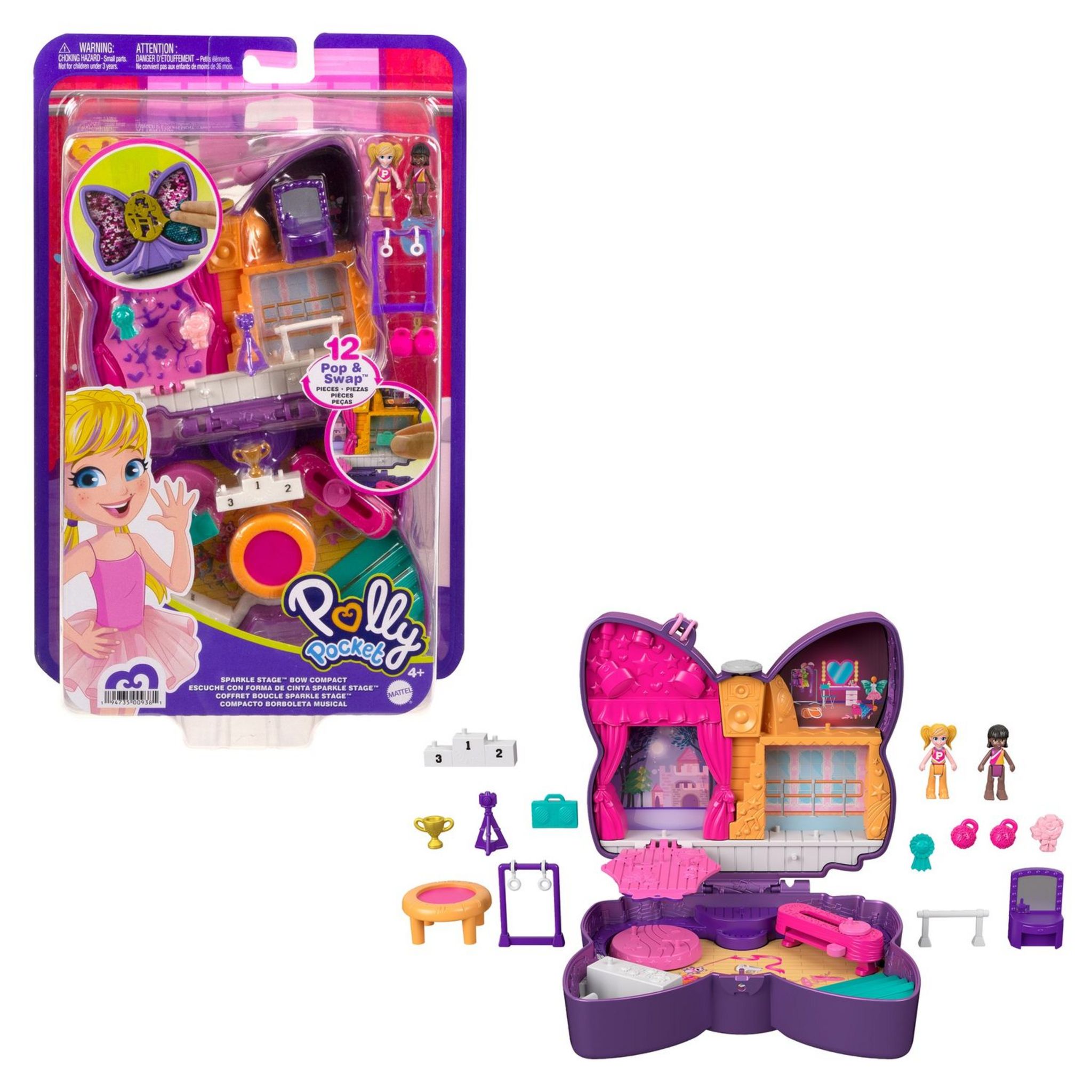 POLLY POCKET Coffret Scène pailletée : Chez Rentreediscount Cadeaux & Jeux