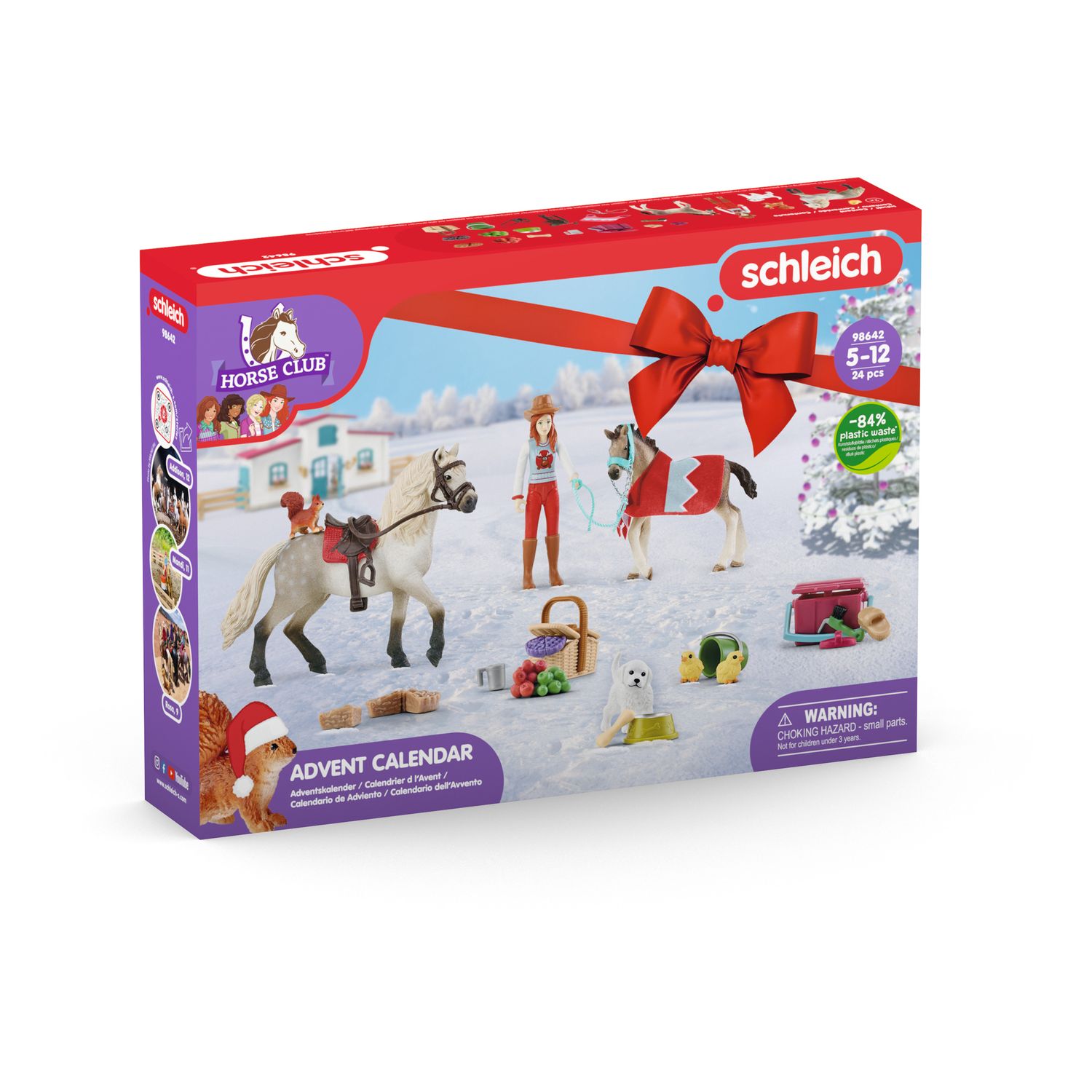 Calendrier de l'Avent Noël - Horse Club Schleich : King Jouet, Calendriers  de l'Avent Schleich - Fêtes, déco & mode enfants