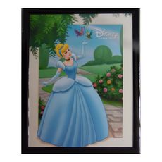  Tableau Cendrillon 20 x 25 cm Disney cadre princesse