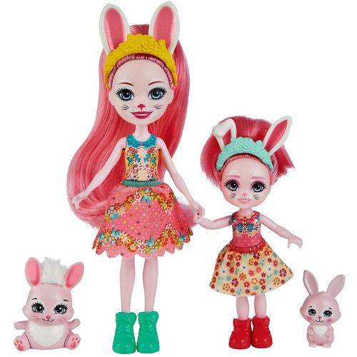 Mini-poupée Enchantimals - Bree Lapin et petite soeur