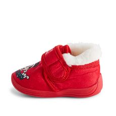 MICKEY Chaussons bébé fille (Rouge )
