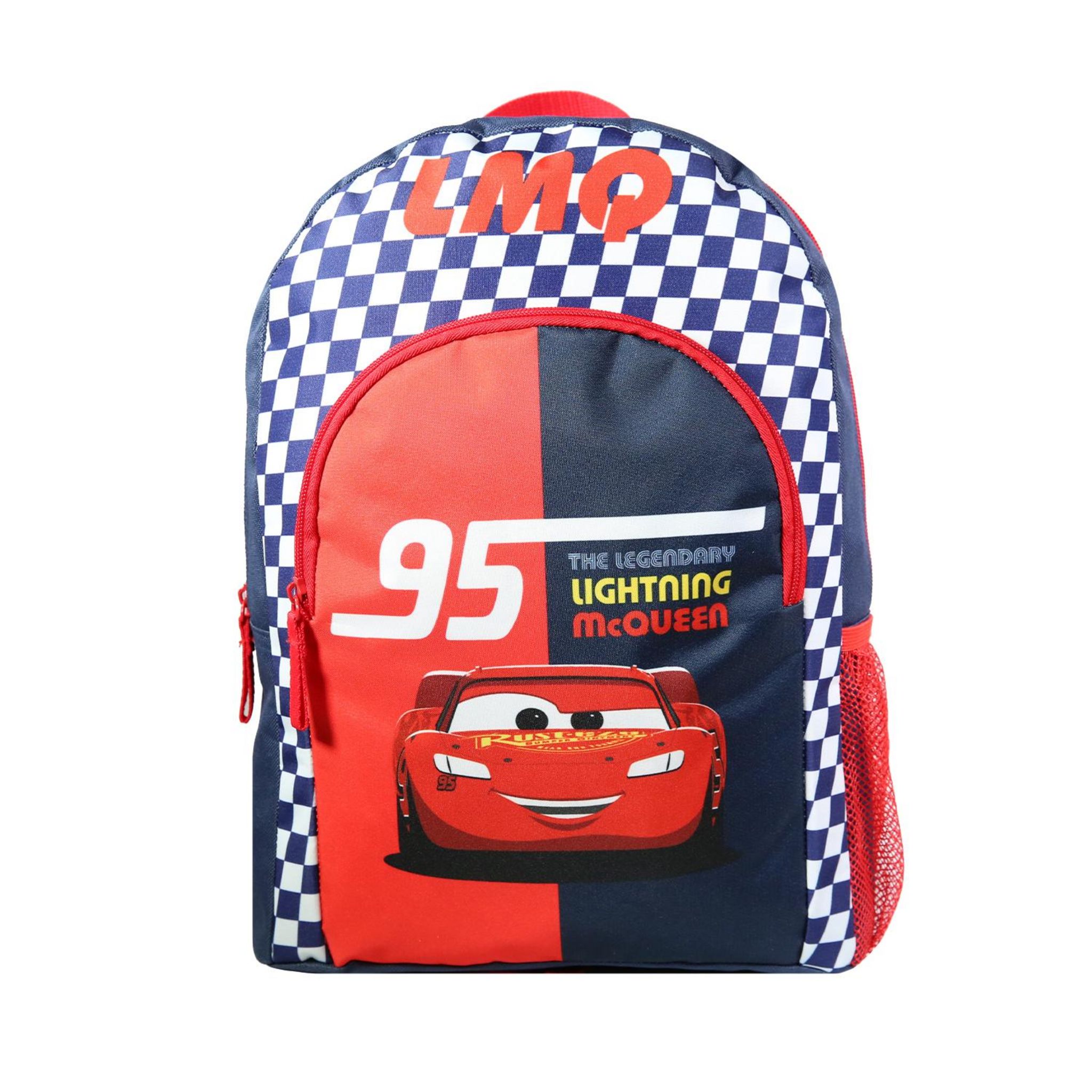 Sac à dos 31 cm avec poche Disney Cars Voiture Flash McQueen Rouge  Bagtrotter