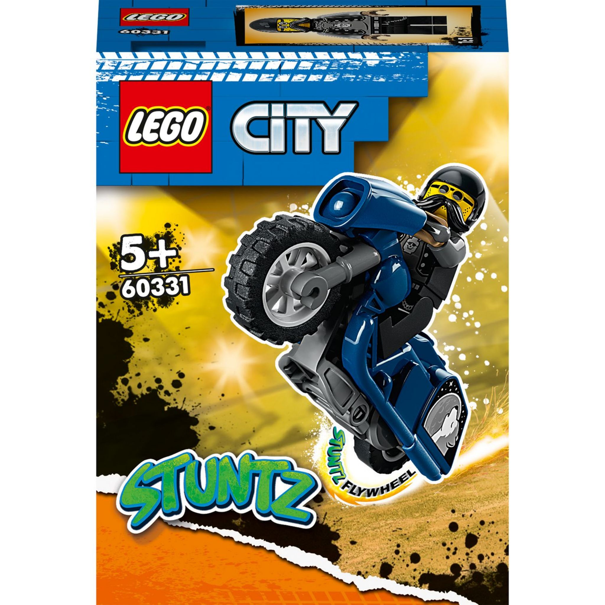 LEGO City Stuntz 60356 La Moto de Cascade de l’Ours, Jouet