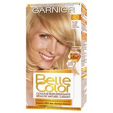 GARNIER BELLE COLOR Coloration Permanente Résultat Naturel - Couleur Resplendissante (83 Blond Clair Doré)