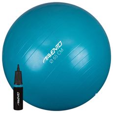 Avento Ballon de fitness/d'exercice avec pompe Diametre 65 cm Bleu