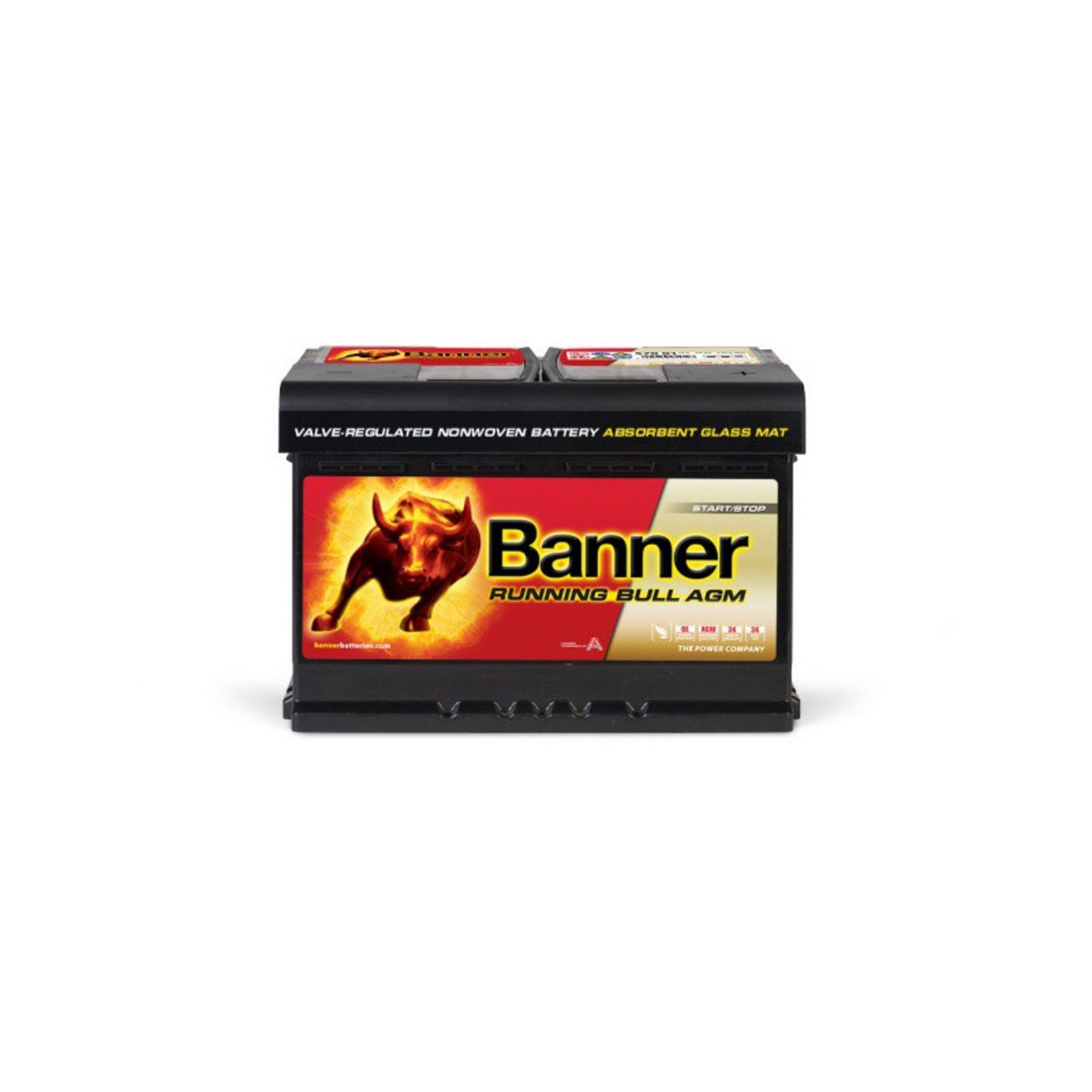 BANNER Batterie Banner Running Bull 57001 AGM 12v 70ah 720A pas cher 