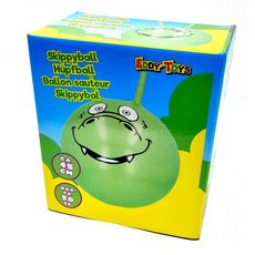 Ballon sauteur enfant pogo balle rebondissante vert 