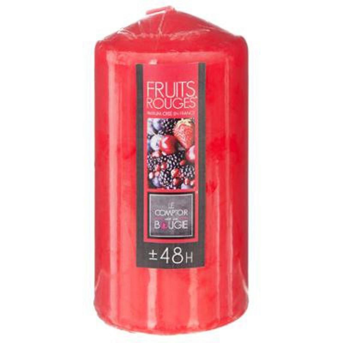  Bougie Parfumée Ronde 395g Fruits Rouges