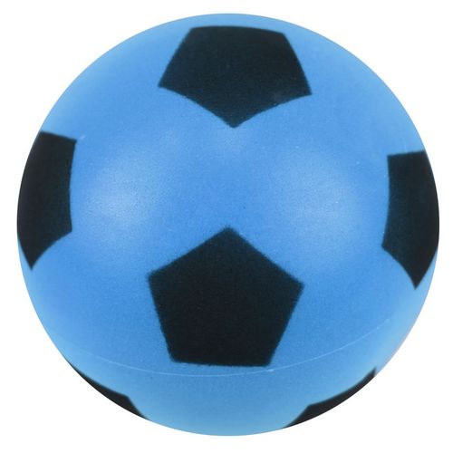 Ballon football mousse bleu - DUARIG