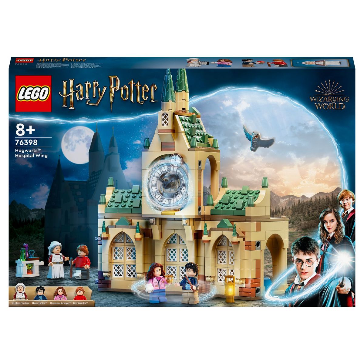 LEGO Harry Potter 76398 L’Infirmerie de Poudlard, Château et Tour de  l'Horloge, Jouet à Construire Prisonnier d'Azkaban, Avec Minifigure Ron  Weasley pas cher 