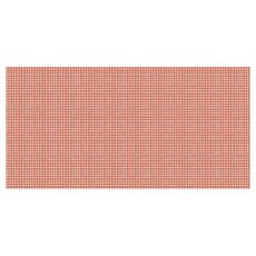 TODAY Tapis déco rectangle en polycoton imprimé quadrillage 60x120 cm TERRA ROSA (Imprimé )
