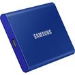 Samsung Disque dur SSD externe portable 2To T7 bleu indigo