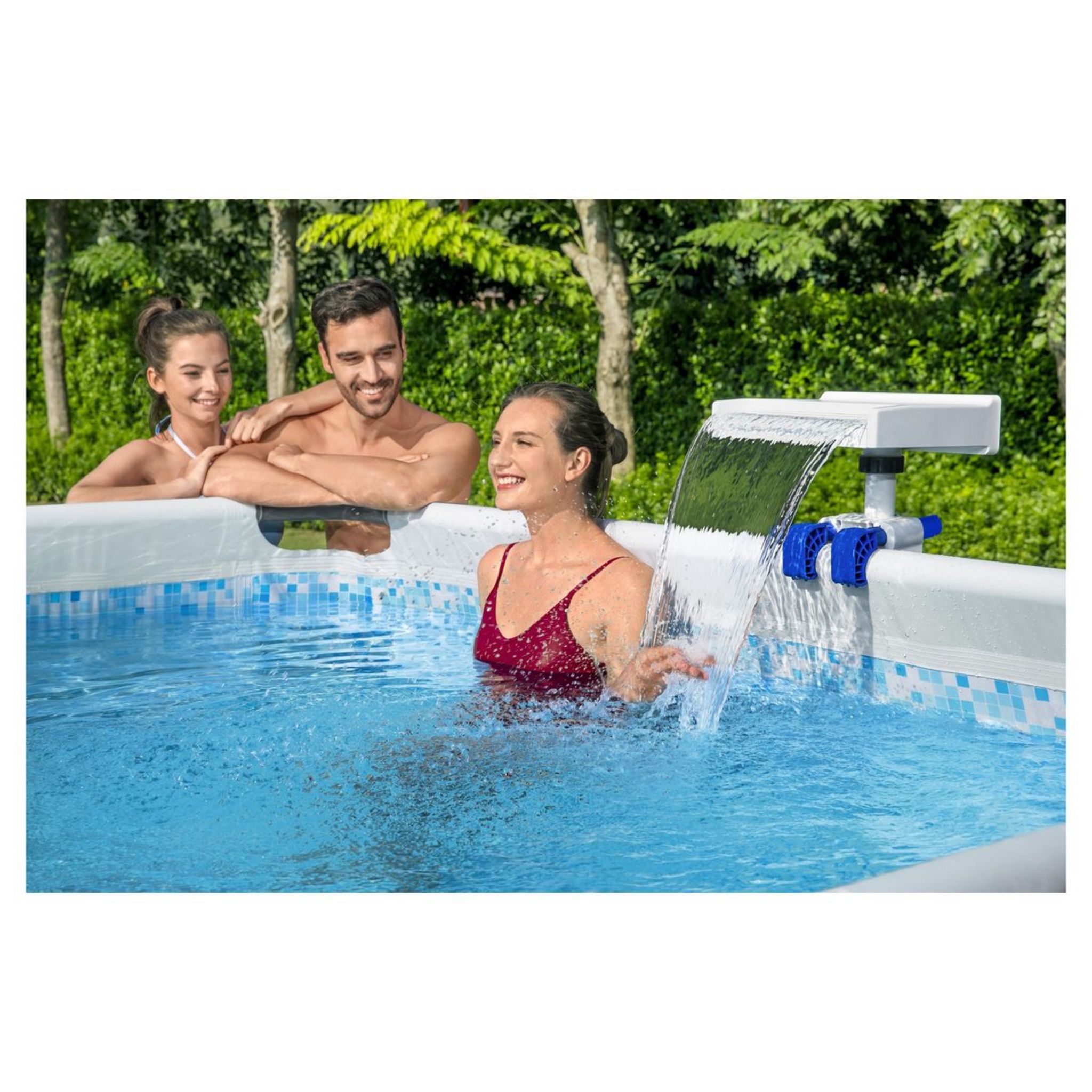 1 Ensemble, Cascade De Fontaine De Piscine Et De Spa, Accessoires De Piscine  Réglables Cascade De