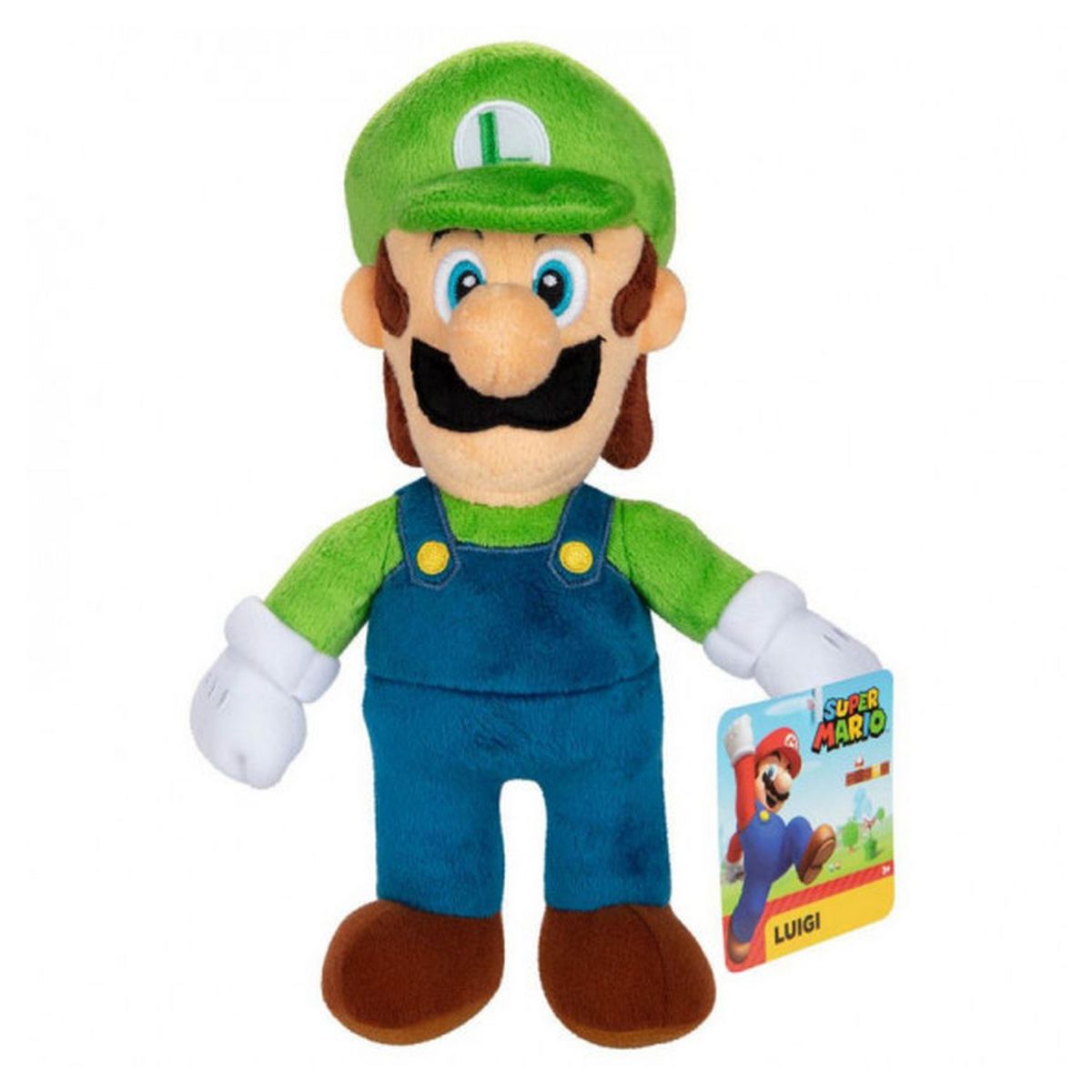 JAKKS PACIFIC Peluche Luigi 25 cm Super Mario pas cher 