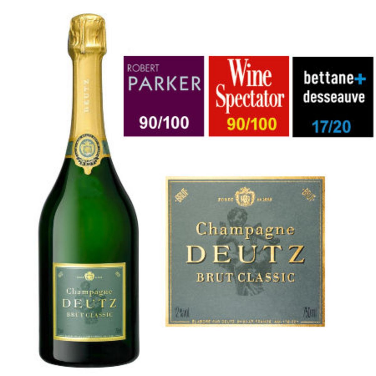 Champagne Deutz Brut Classic pas cher 