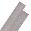 Planche de plancher PVC 5,26 m² 2 mm Gris fonce