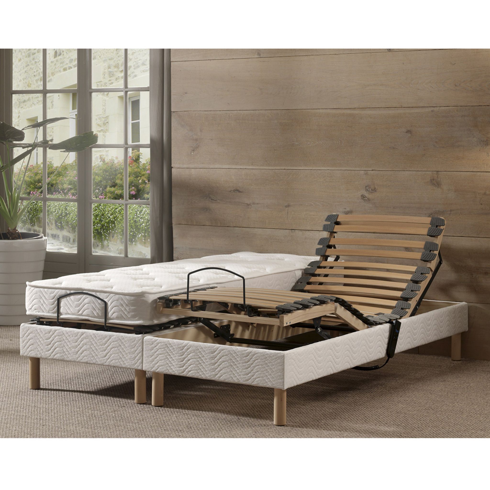 Matelas 180x200 - Mousse à Mémoire de Forme Maxi Confort, 21 cm CARBONE  PLUS 21