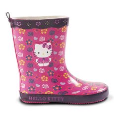 HELLO KITTY Bottes de pluie Hello Kitty fille du 24 au 39 (fuschia)