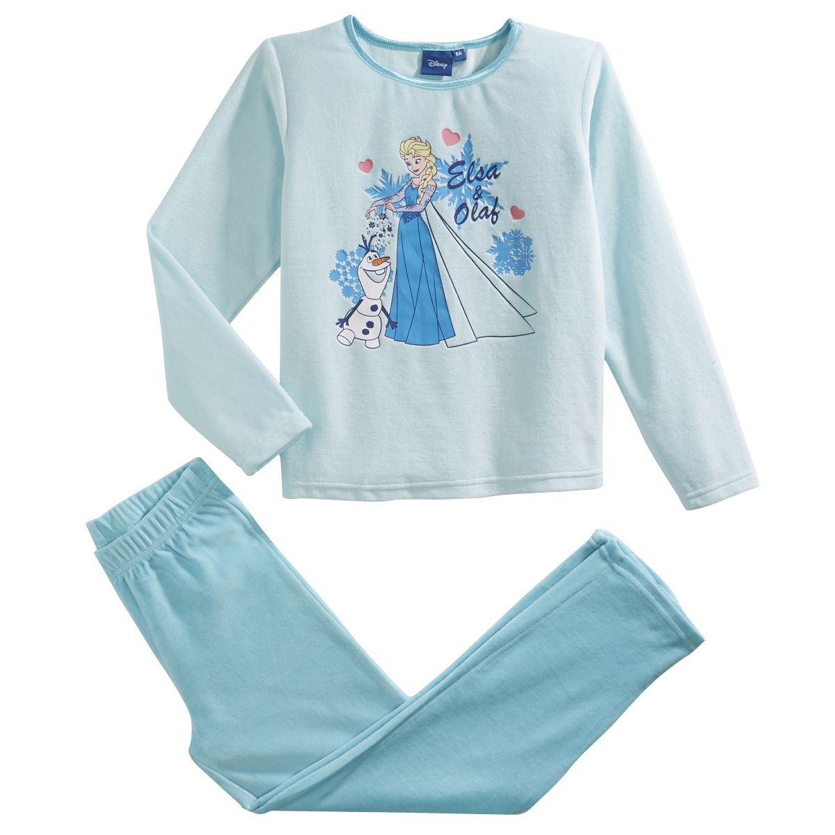 Reine des neiges Pyjama velours fille pas cher Auchan