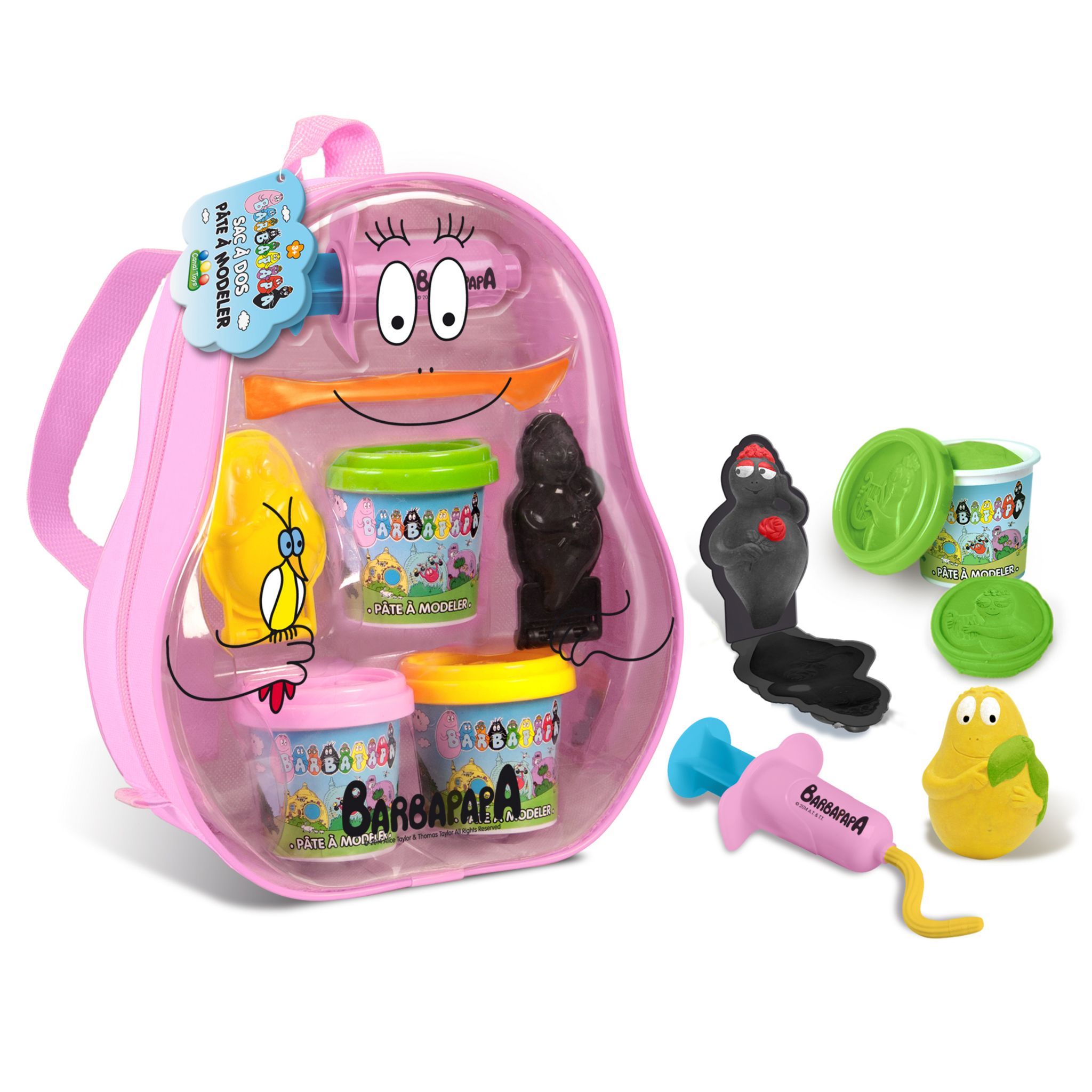 CANAL TOYS Sac dos de p te modeler Barbapapa pas cher Auchan.fr