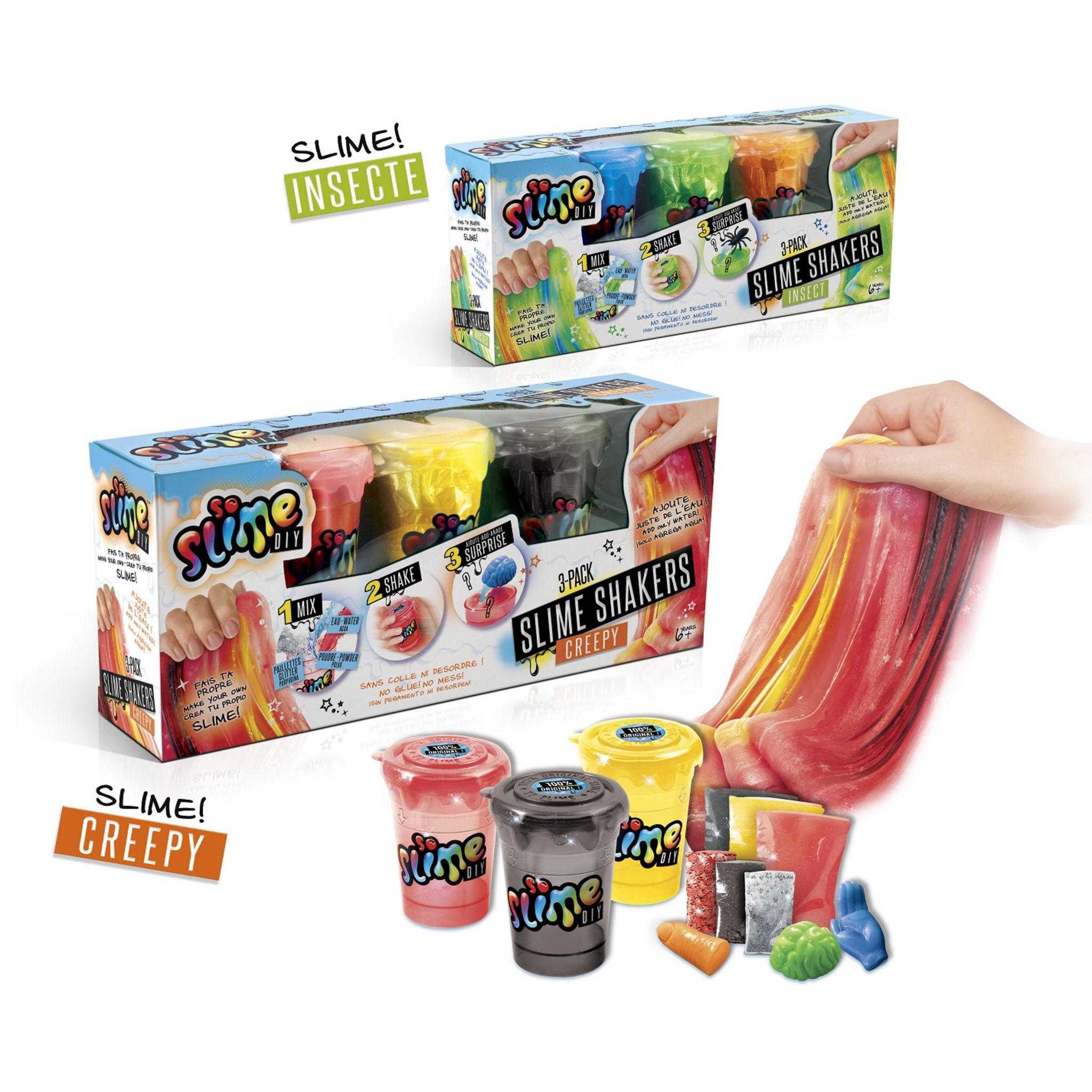 CANAL TOYS Slime shaker x 3 garcon pas cher 
