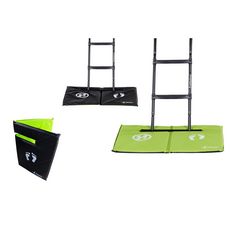 Tapis de sol universel pour trampoline - Réversible noir ou vert
