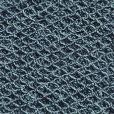 Couverture en coton 220 x 250 cm Bleu indigo