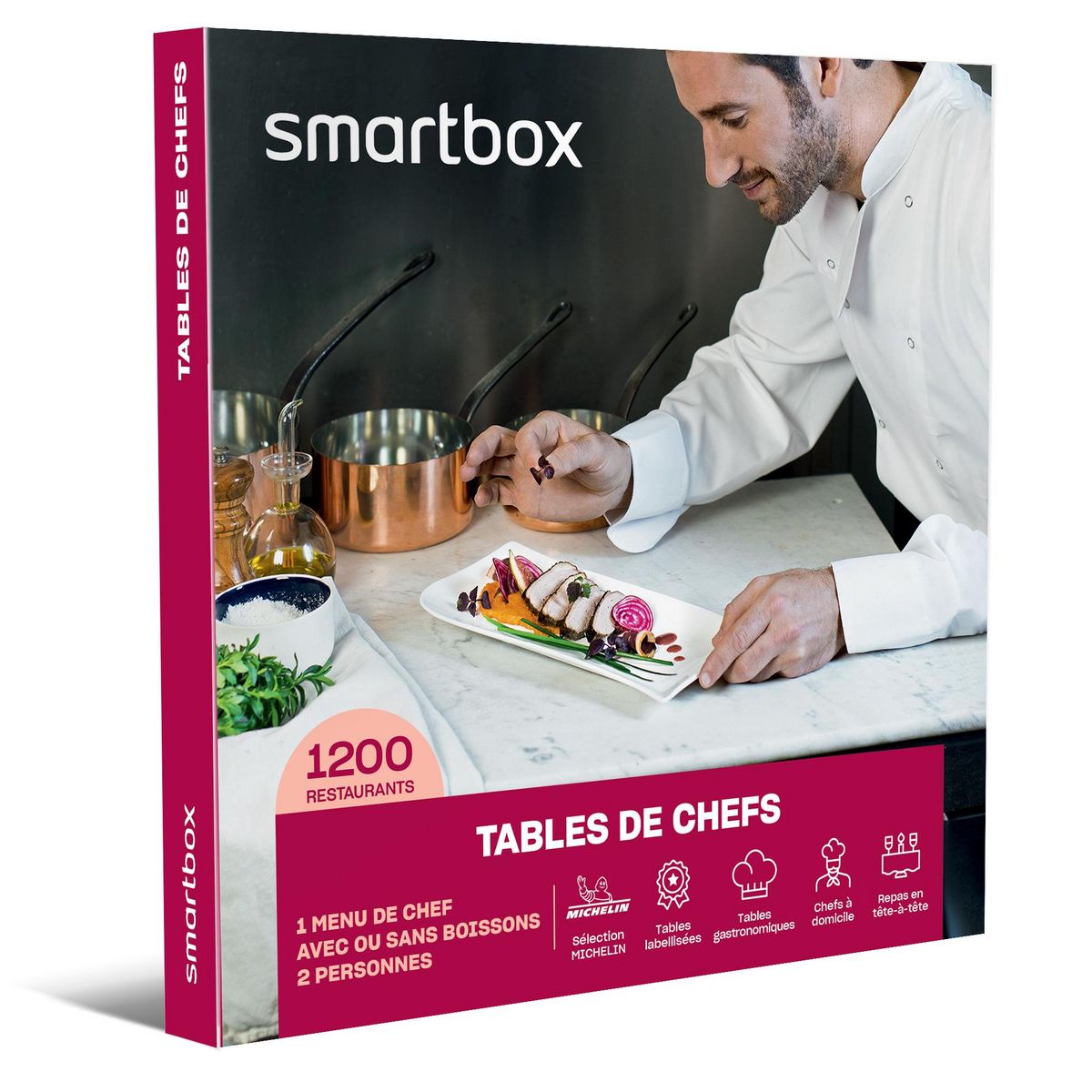Smartbox Tables de chefs - Coffret Cadeau Gastronomie