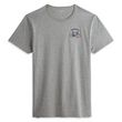 INEXTENSO T-shirt gris en coton homme Made in France . Coloris disponibles : Gris