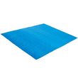 Tapis de sol bleu pour piscine Summer Waves 4,82 x 4,82 m pour piscine Ø 3,96 m - 4,27 m