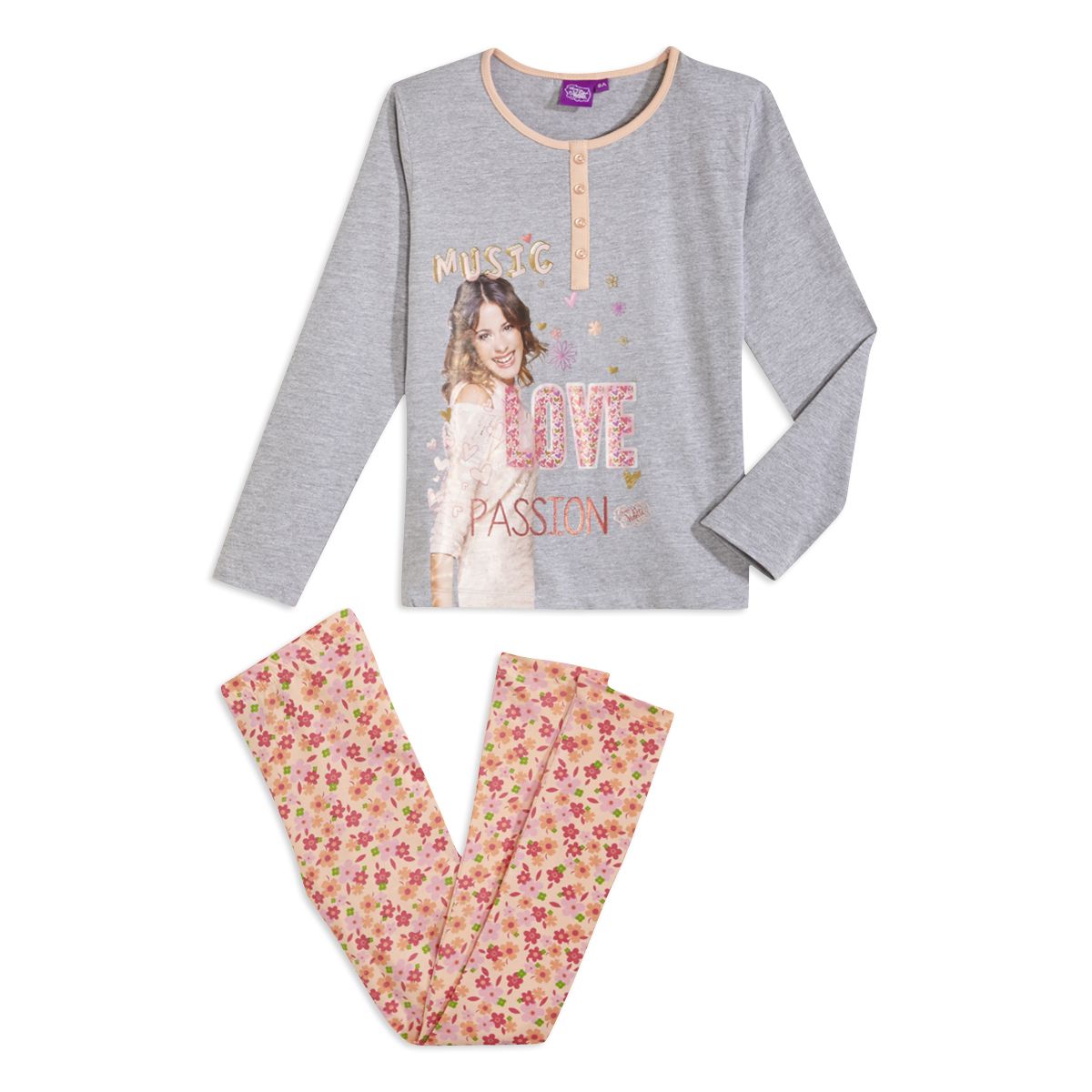 Violetta Pyjama fille du 6 au 14 ans - Disney pas cher 