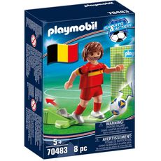 PLAYMOBIL 70483 - Sport et actions - Joueur de foot belge