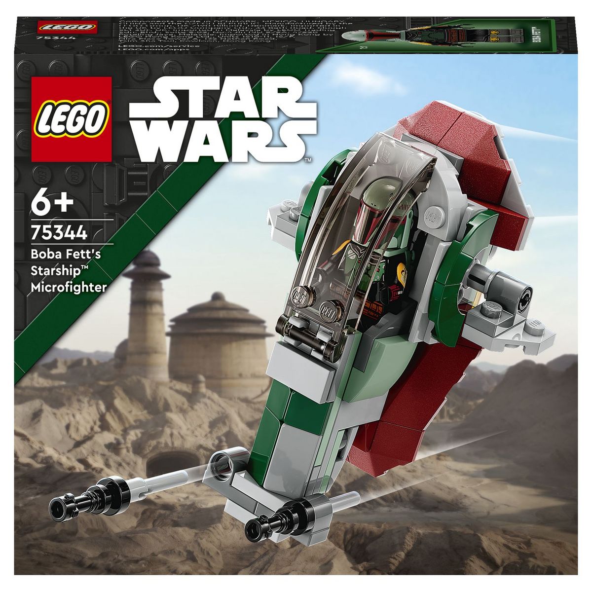 LEGO® Star Wars : Le livre de Boba Fett - Le chasseur N-1 du Mandalorien  75325 - Jeu de construction pour les enfants dès 9 ans gris - Lego