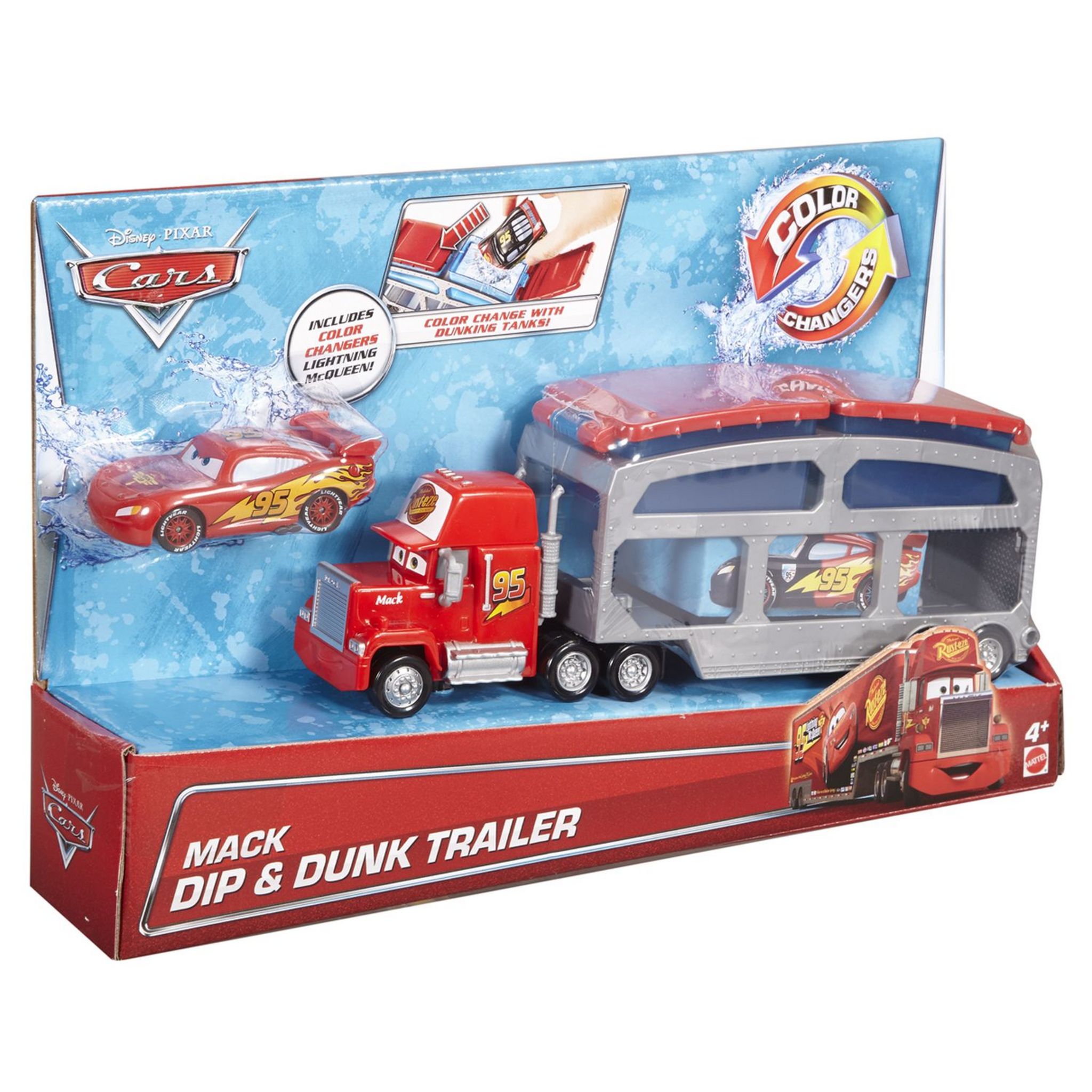 Camion Mack Transporter avec mini véhicule Mattel Cars Modèle