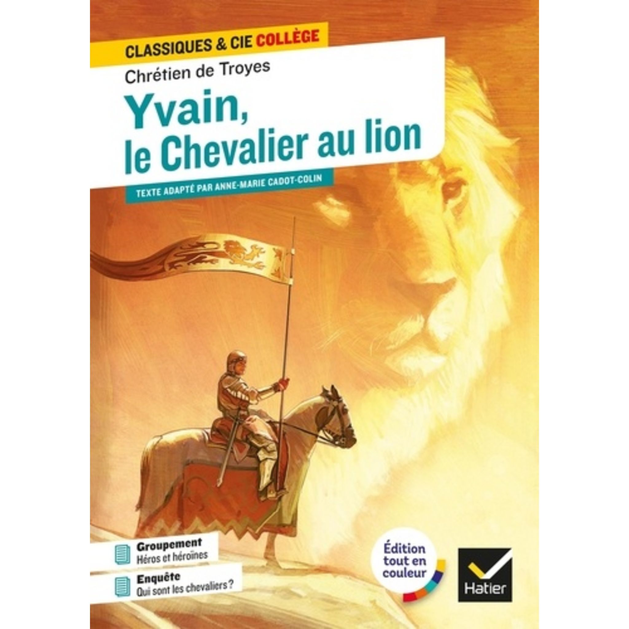 Yvain Ou Le Chevalier Au Lion Audio YVAIN, LE CHEVALIER AU LION, Troyes Chretien de pas cher - Auchan.fr